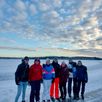 Groepsfoto schaatsen